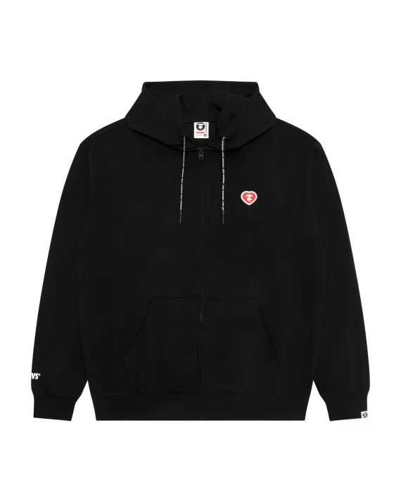 ايه ايه بي إي AAPENOW heart moonface zip-up hoodie